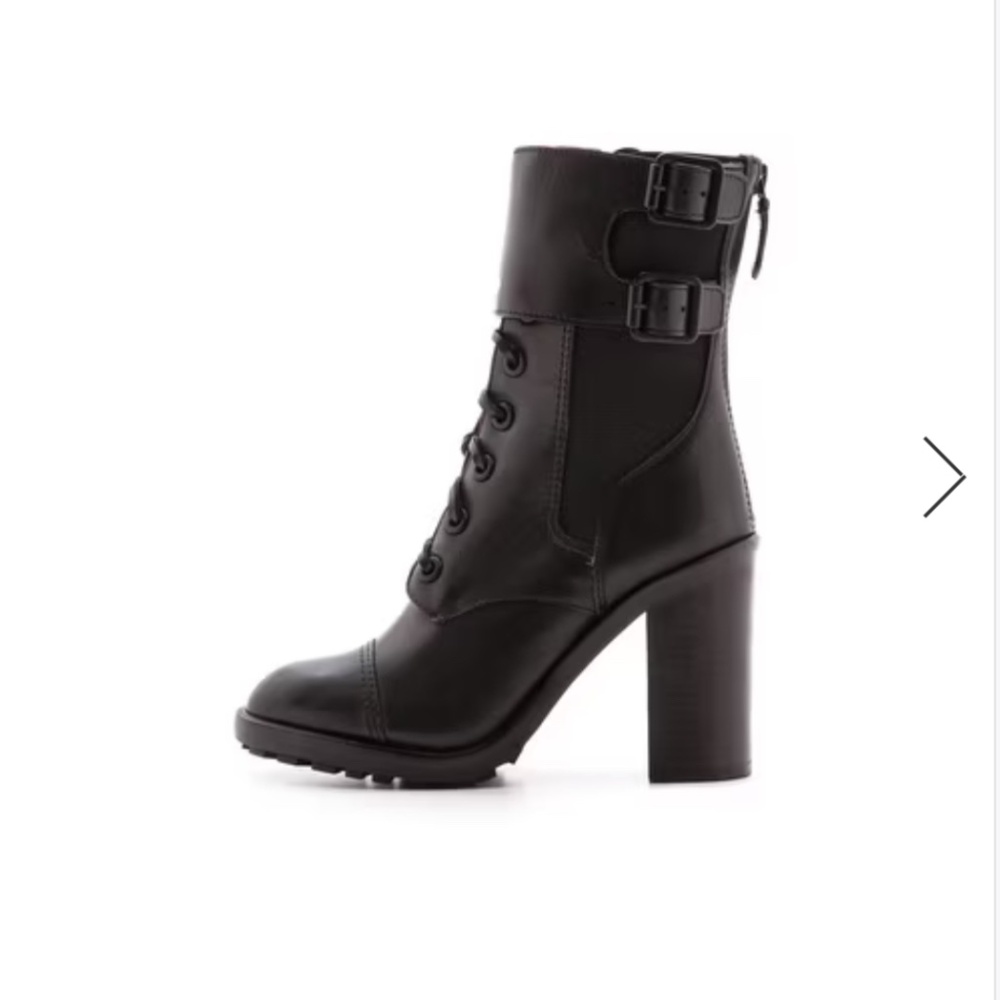 Tory Burch Broome High Heel Combat Boots
